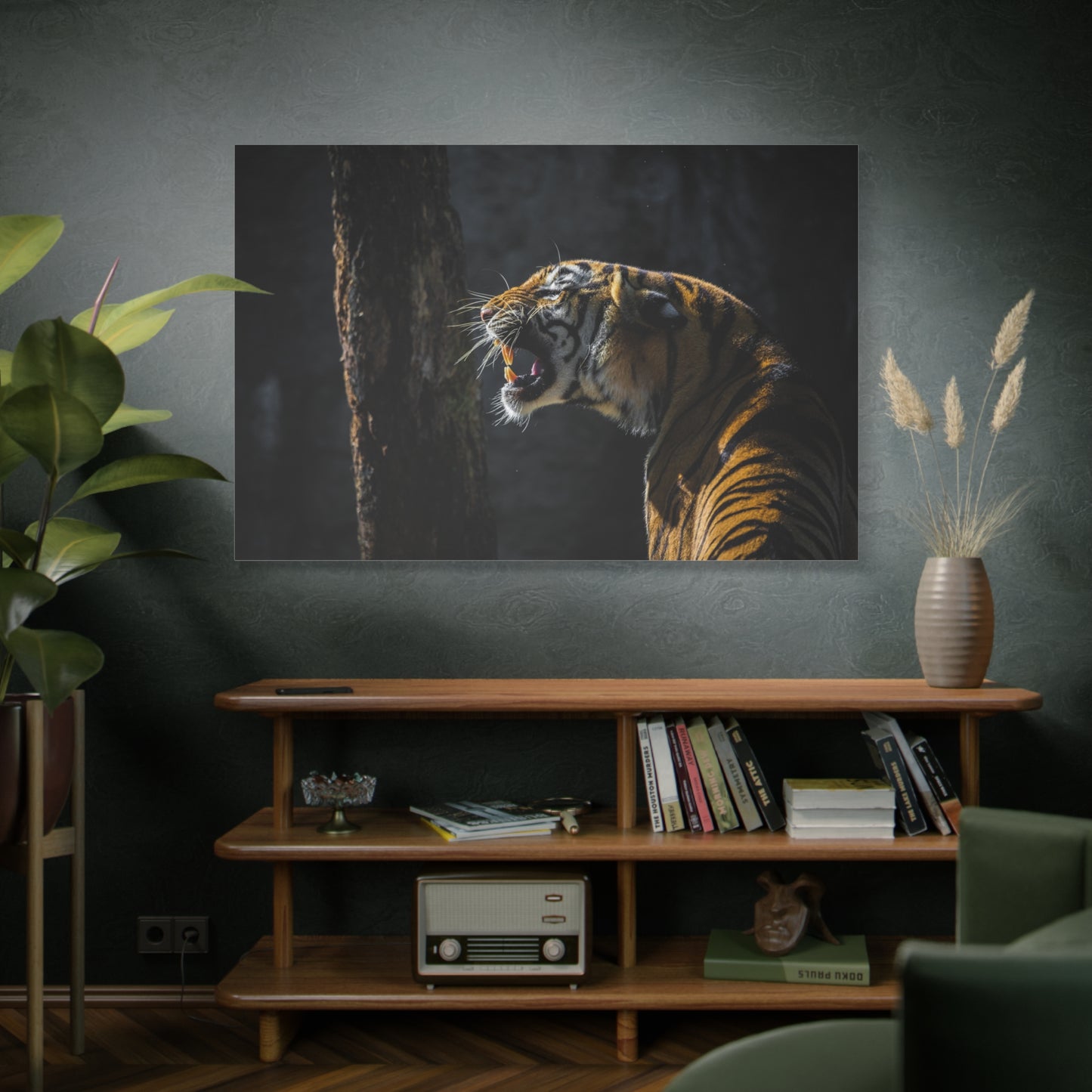 Majestic Tiger Canvas Wall Art – Strength and Elegance