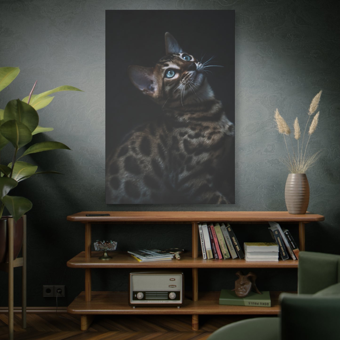 Elegant Cat Canvas Wall Art – A Must-Have for Feline Admirers