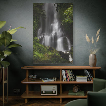 Enchanting Forest Waterfall – A Serene Natural Escape