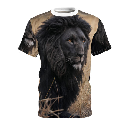 🖤 Midnight King Lion – Dark Majesty T-Shirt