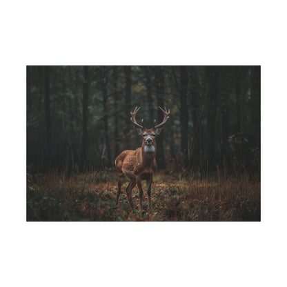 The Moonlit Stag – Nature’s Majesty