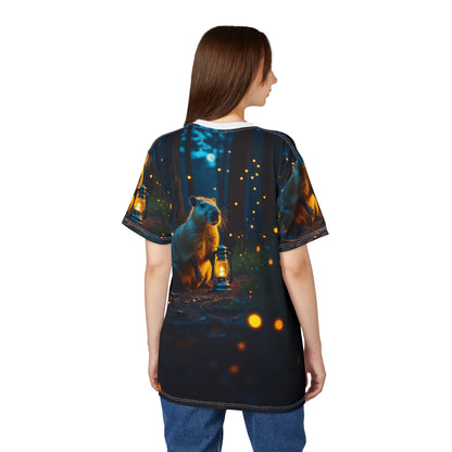 Magical Capybara – Enchanted Forest Explorer T-Shirt