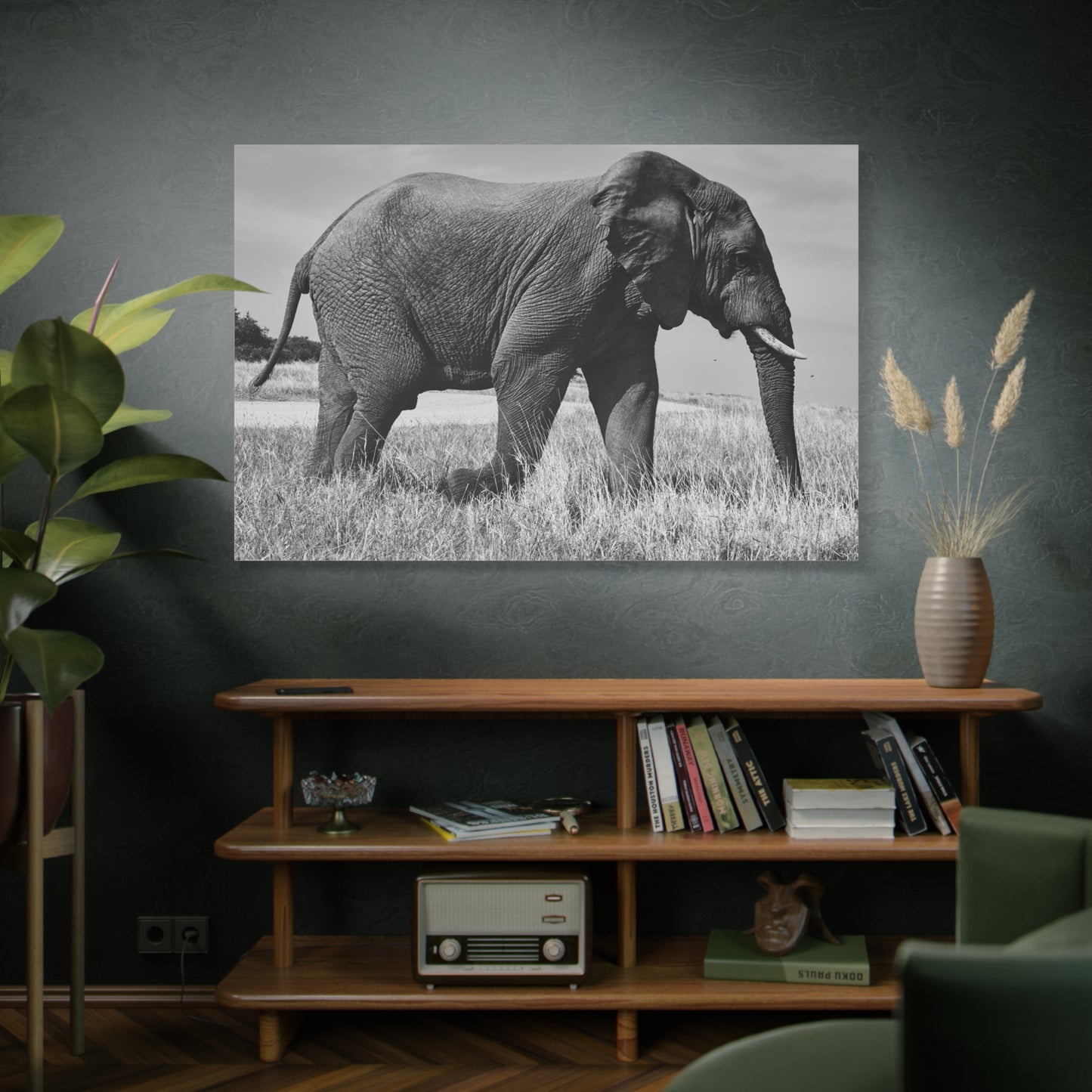 Majestic Elephant Canvas Wall Art – Grace and Strength of the Wild