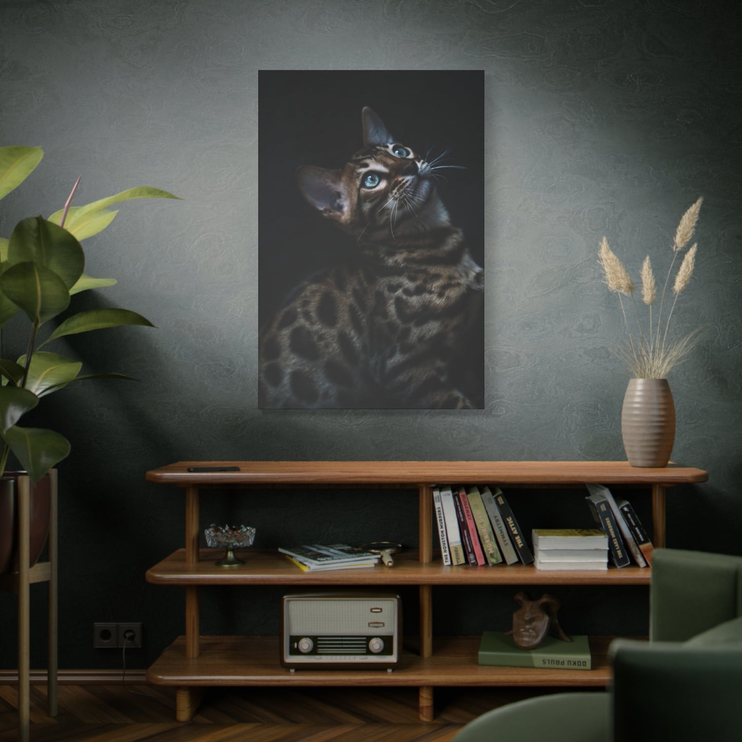 Elegant Cat Canvas Wall Art – A Must-Have for Feline Admirers