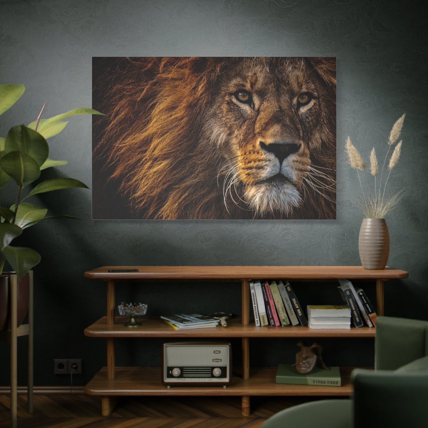 Majestic Lion Canvas Wall Art