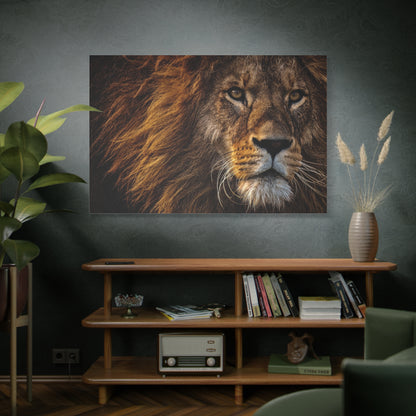 Majestic Lion Canvas Wall Art