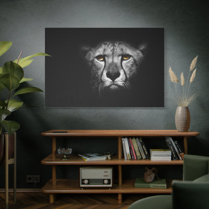 Wild Cheetah Canvas Art – Bold Safari Animal Print