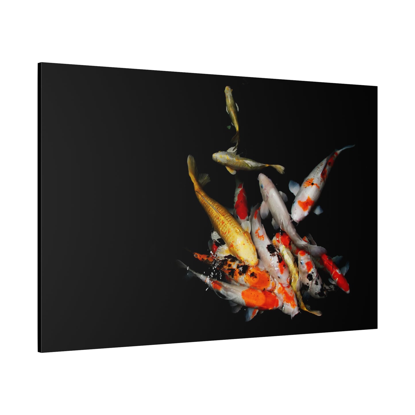 Elegant Koi Fish Canvas Wall Art – Serene Japanese Wildlife Print for Zen-Inspired Spaces