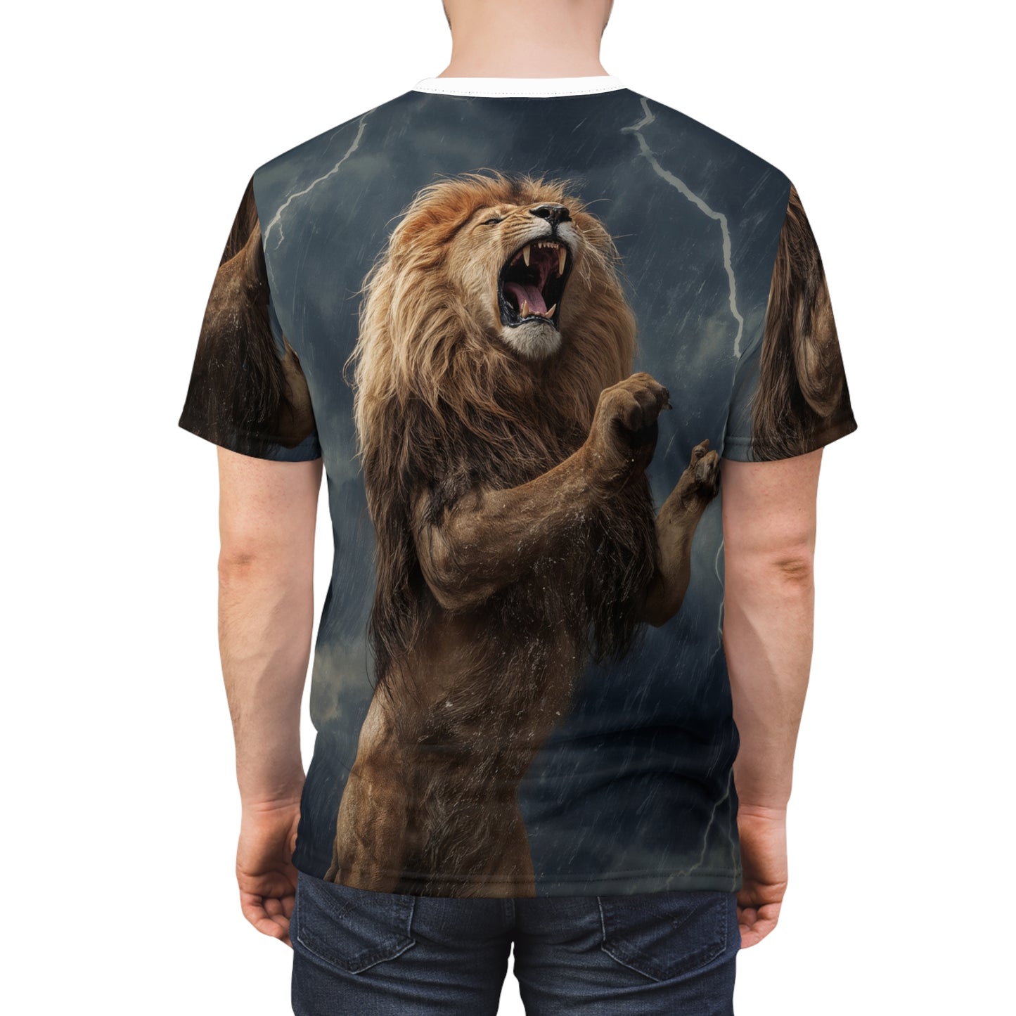 ⚡ Storm Roar – Thunder Lion T-Shirt
