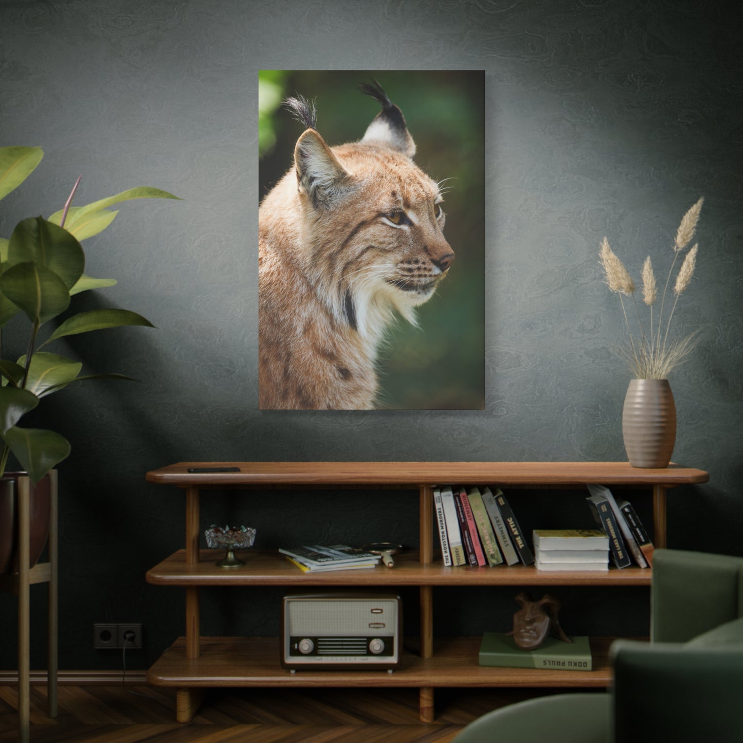 Majestic Lynx Canvas Wall Art– Masterpiece for Nature Lovers