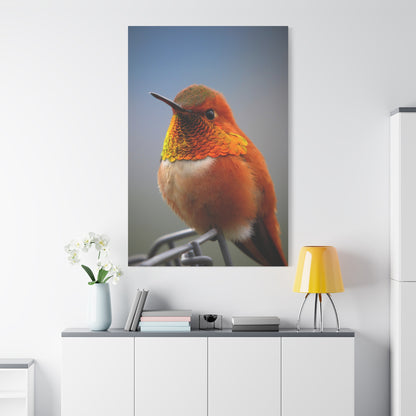 Vibrant Hummingbird Canvas Wall Art – Nature-Inspired Wildlife Decor for Home & Office Spaces