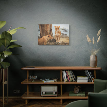 Graceful Lioness Canvas Wall Art – Wildlife-Inspired Décor