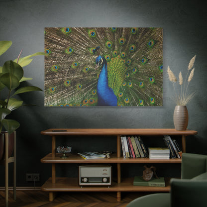 Exquisite Peacock Canvas Wall Art – Elegant Feather Wildlife Decor for Home & Office Spaces