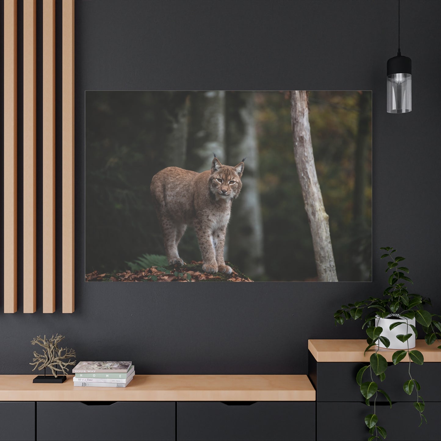 Majestic Lynx Canvas Wall Art