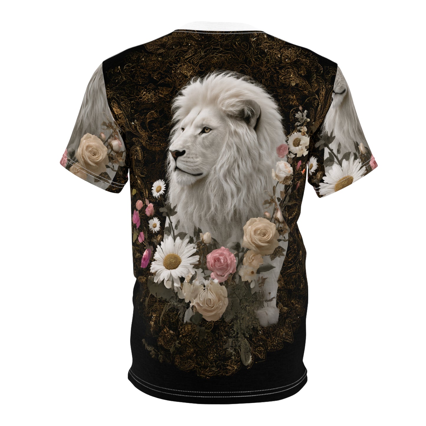 🕊️ Ivory Majesty Lion – Royal Grace T-Shirt