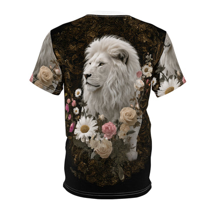 🕊️ Ivory Majesty Lion – Royal Grace T-Shirt
