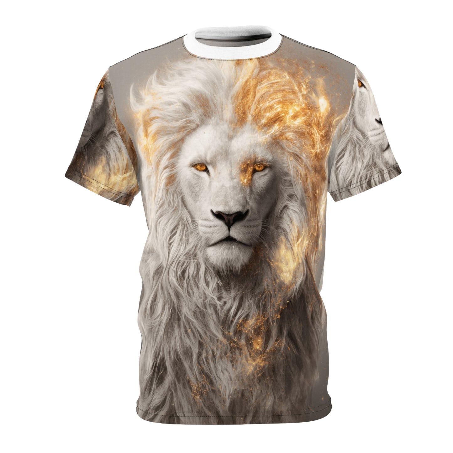 ⚜️ Golden Spirit Lion – Divine Majesty T-Shirt