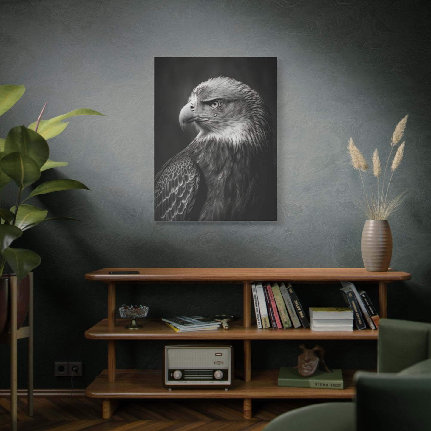 Fierce Hawk Canvas Wall Art – Stunning Wildlife Photography for Bold Spaces