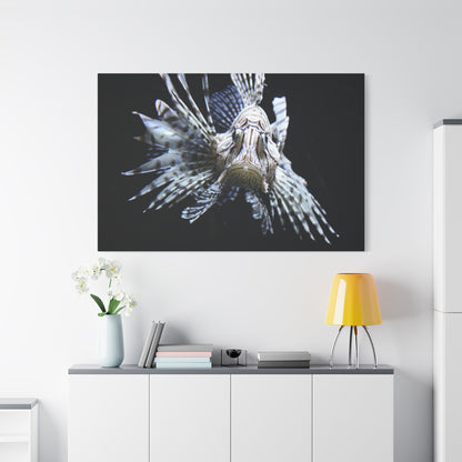 Lionfish Canvas Wall Art – Exotic Marine Elegance