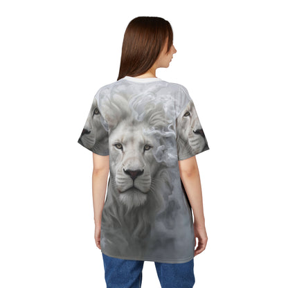 🕊️ Celestial White Lion – Spirit of Purity T-Shirt