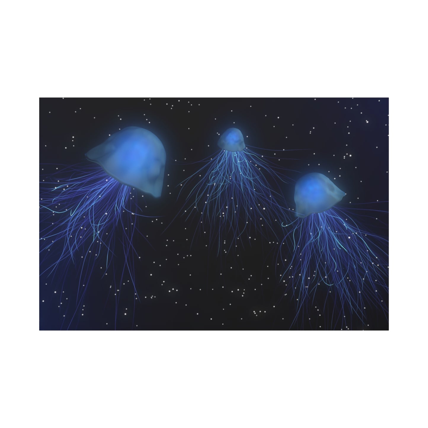 Ethereal Jellyfish Canvas Wall Art