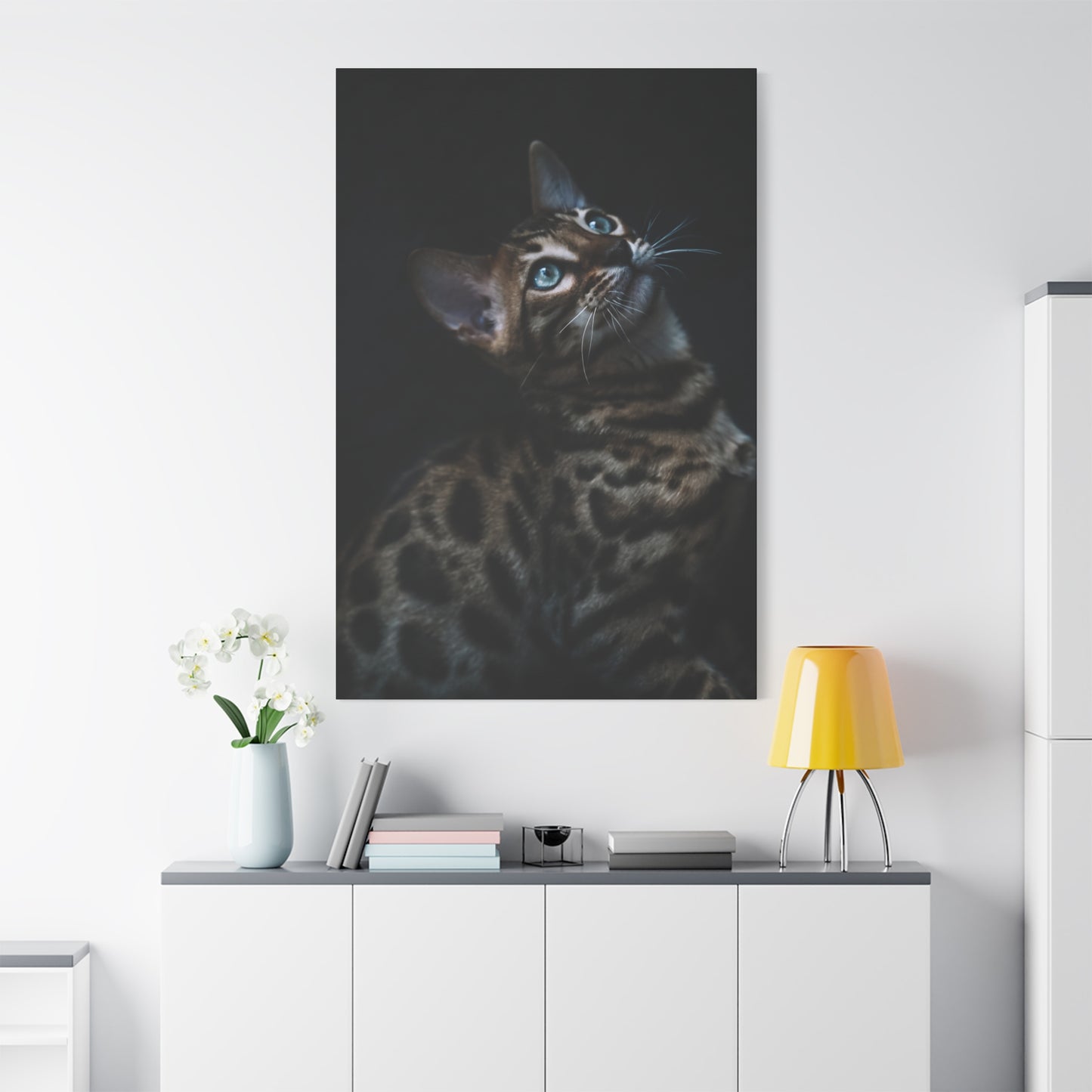 Elegant Cat Canvas Wall Art – A Must-Have for Feline Admirers