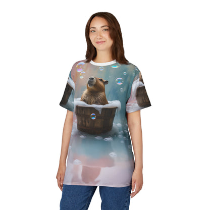 Bubble Bliss – Relaxing Spa Capybara T-Shirt 🛁✨