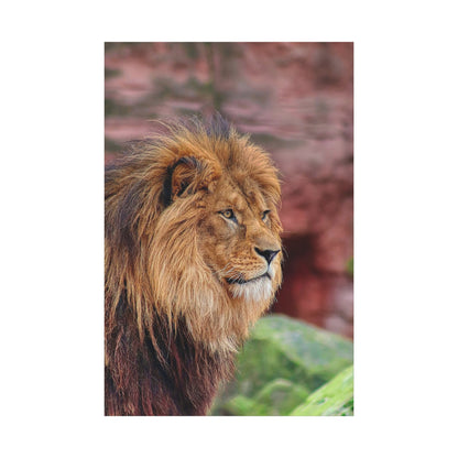 Majestic Lion Canvas Wall Art – A Symbol of Power and Grace