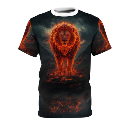 🔥 Inferno King – Fire Lion T-Shirt