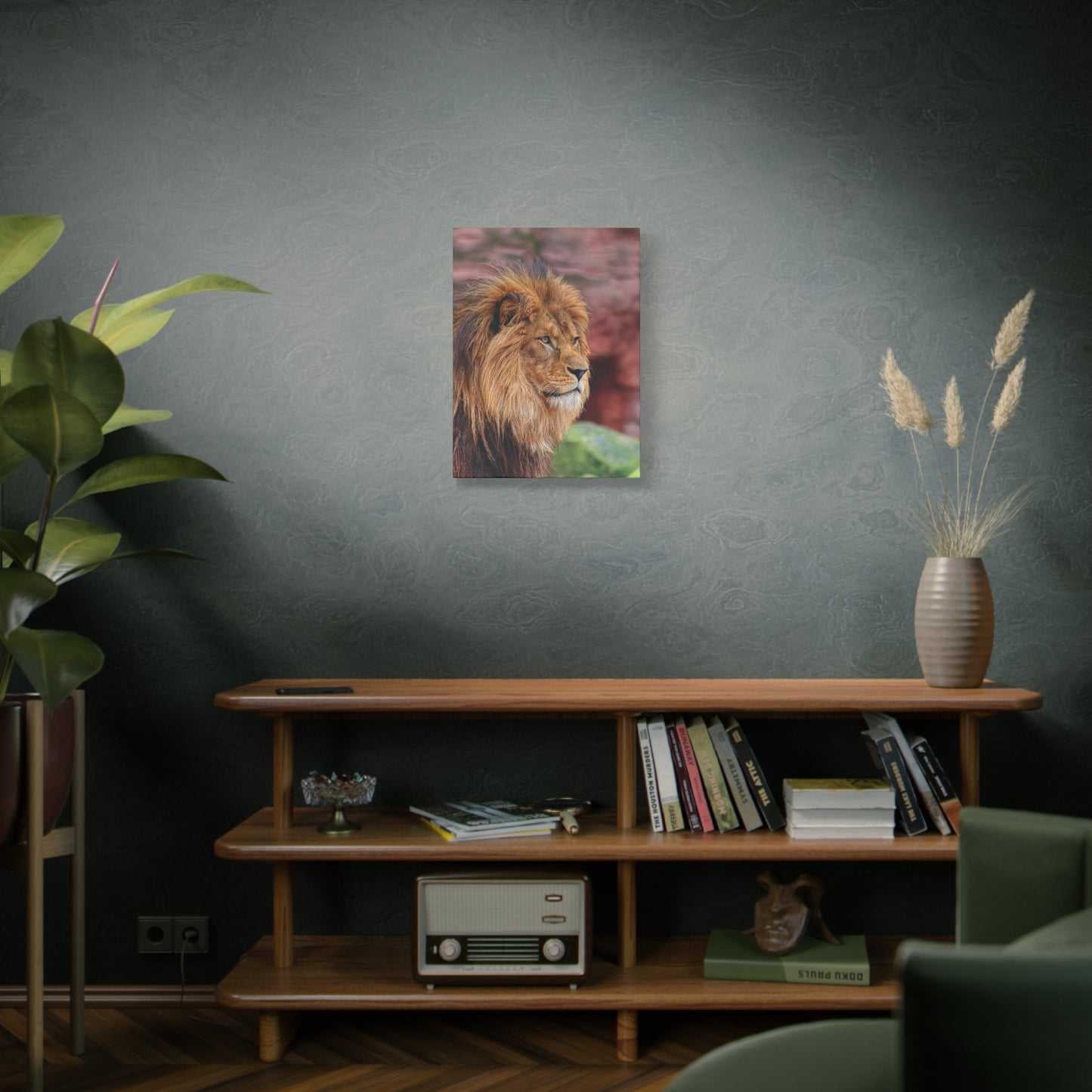 Majestic Lion Canvas Wall Art – A Symbol of Power and Grace