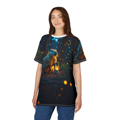 Magical Capybara – Enchanted Forest Explorer T-Shirt