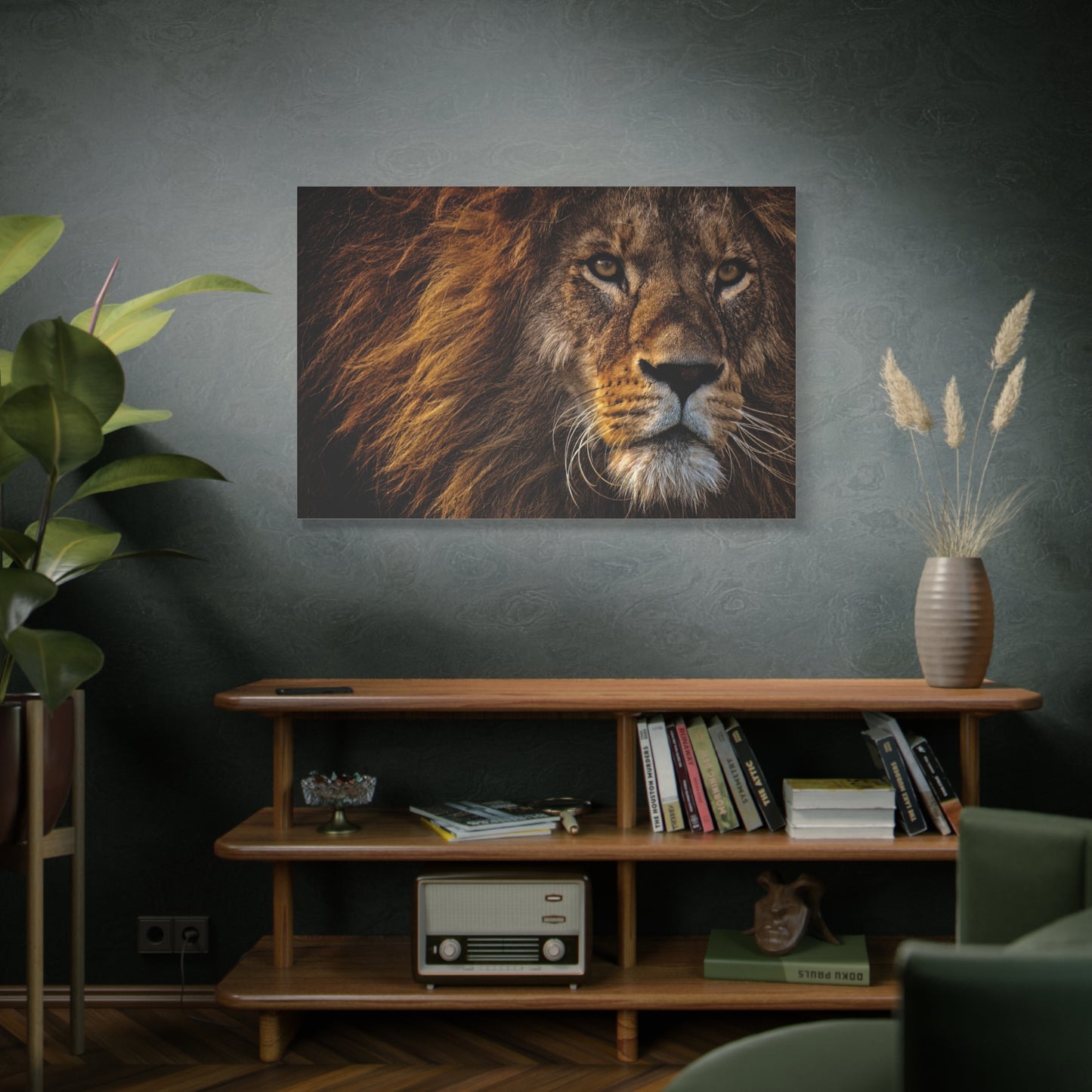 Majestic Lion Canvas Wall Art