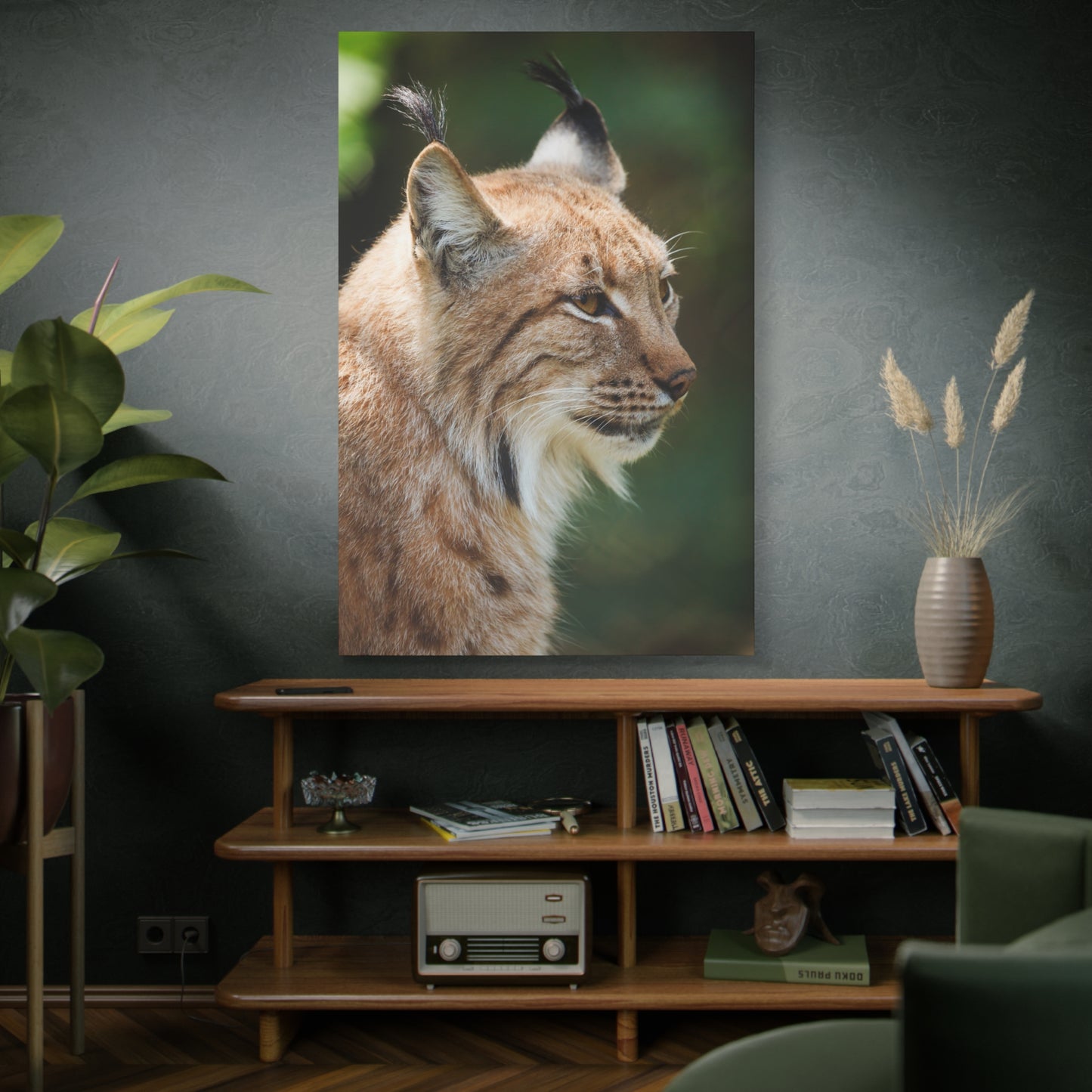 Majestic Lynx Canvas Wall Art– Masterpiece for Nature Lovers