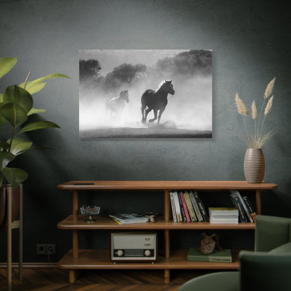 Galloping Horses Stallions Canvas Wall Art – Powerful and Free