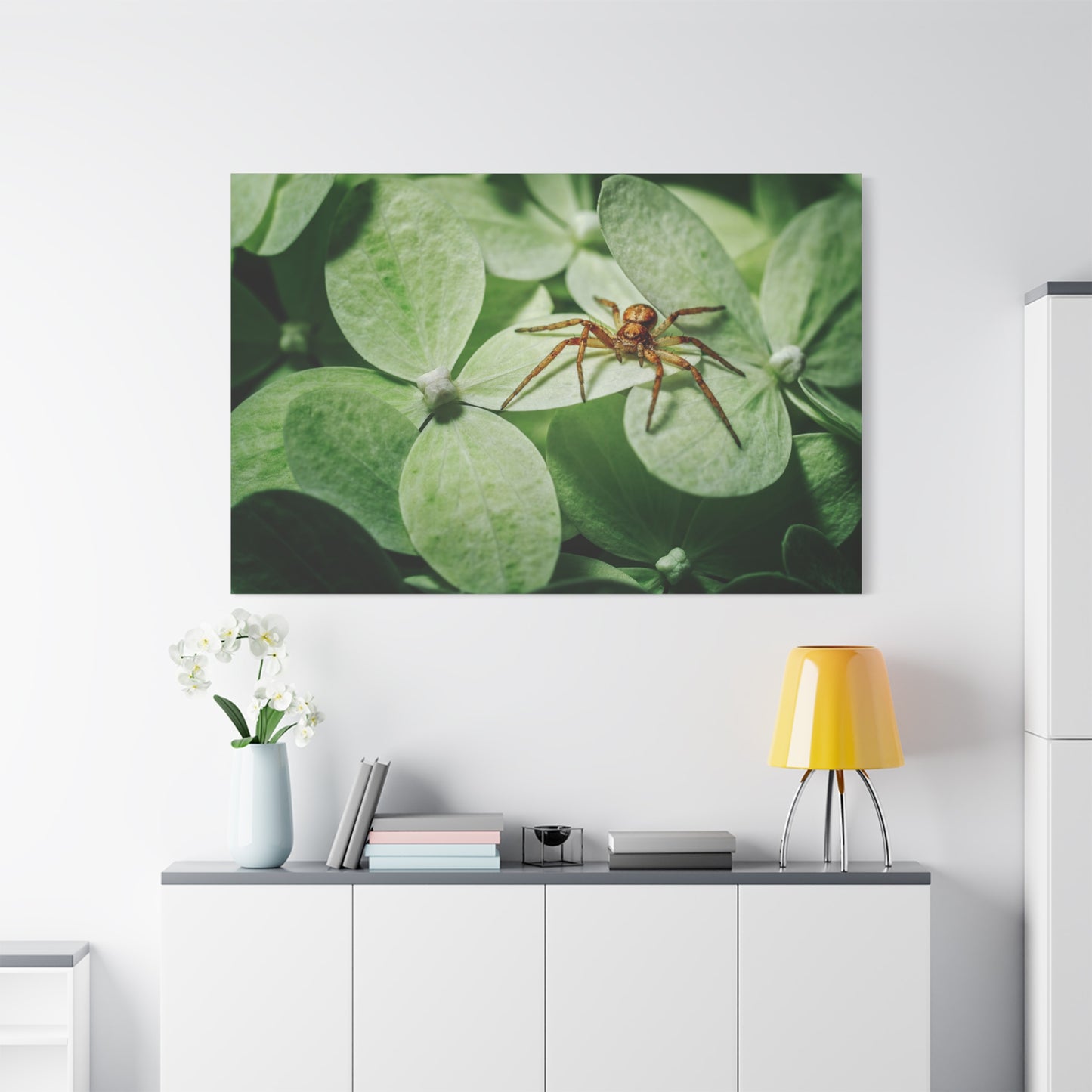 Macro Spider Canvas Wall Art – Nature’s Intricate Predator Up Close