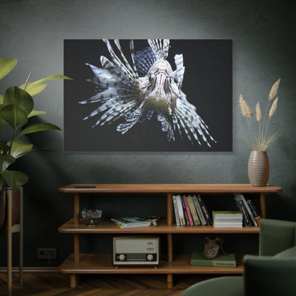 Lionfish Canvas Wall Art – Exotic Marine Elegance