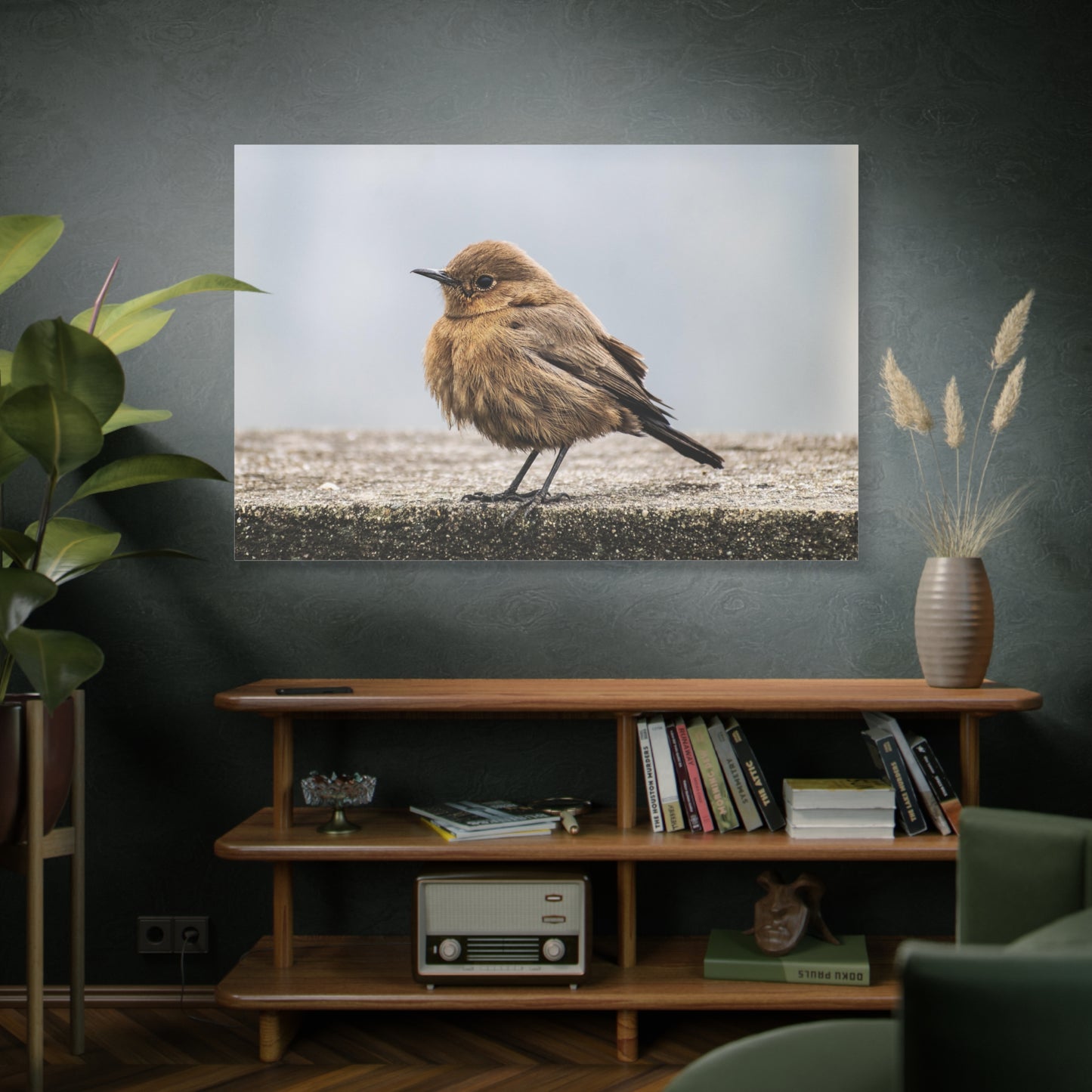 Indian Chat Bird Canvas Wall Art