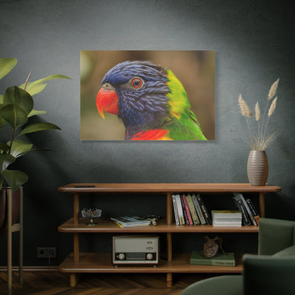 Colorful Charm Vibrant Parrot Canvas Wall Art