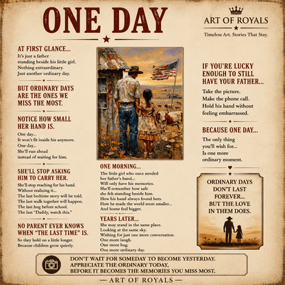 Legacy of the West – Father & Daughter Ranch Canvas Wall Art - ART OF ROYALS