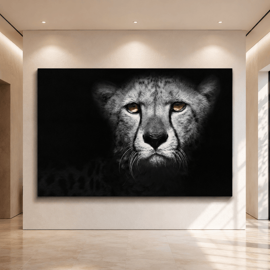 Wild Cheetah Canvas Art – Bold Safari Animal Print - ART OF ROYALS