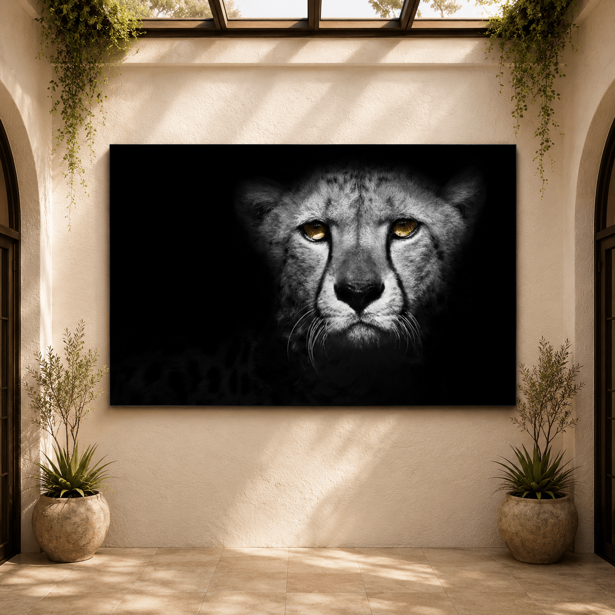 Wild Cheetah Canvas Art – Bold Safari Animal Print - ART OF ROYALS