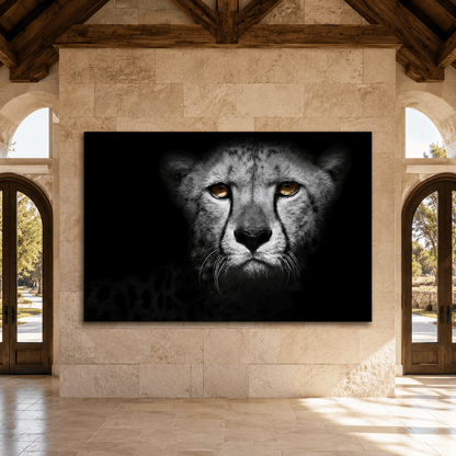 Wild Cheetah Canvas Art – Bold Safari Animal Print - ART OF ROYALS