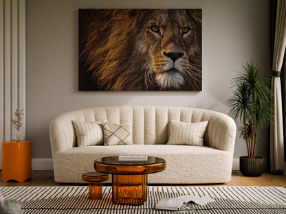 Majestic Lion Canvas Wall Art