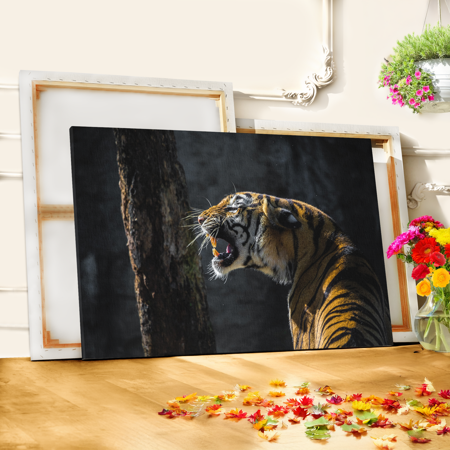 Majestic Tiger Canvas Wall Art – Strength and Elegance