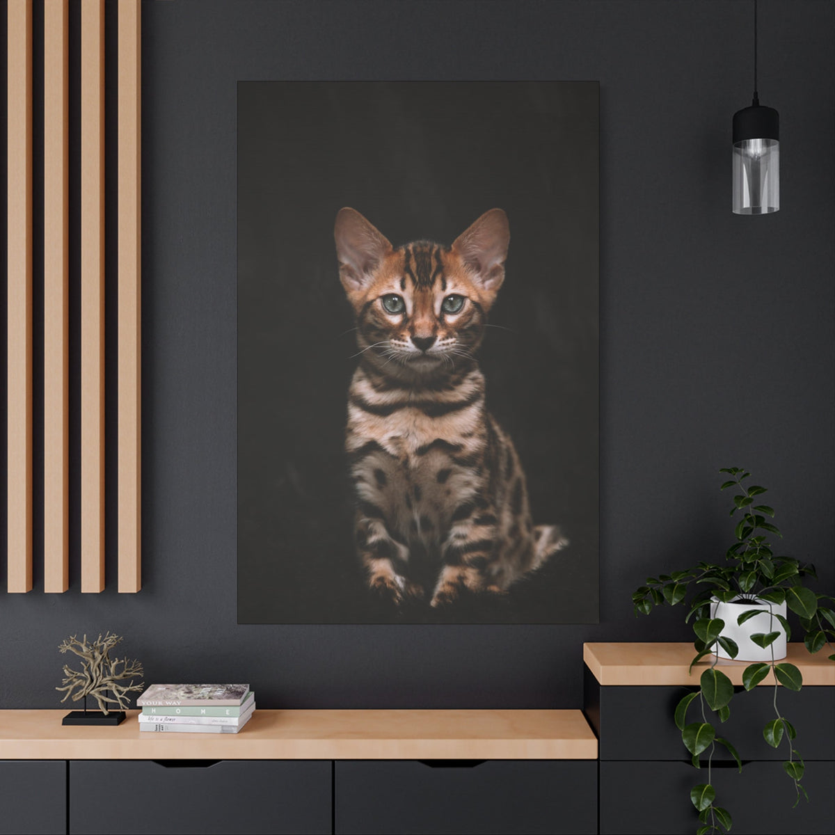 Adorable Kitten Canvas Wall Art - ART OF ROYALS