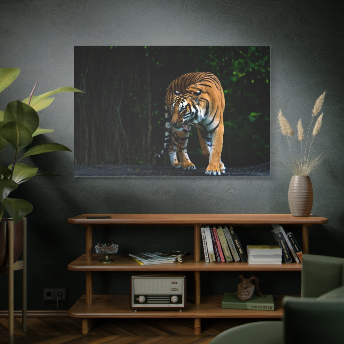 Bengal Tiger Canvas Wall Art – The Spirit of the Wild - ART OF ROYALS