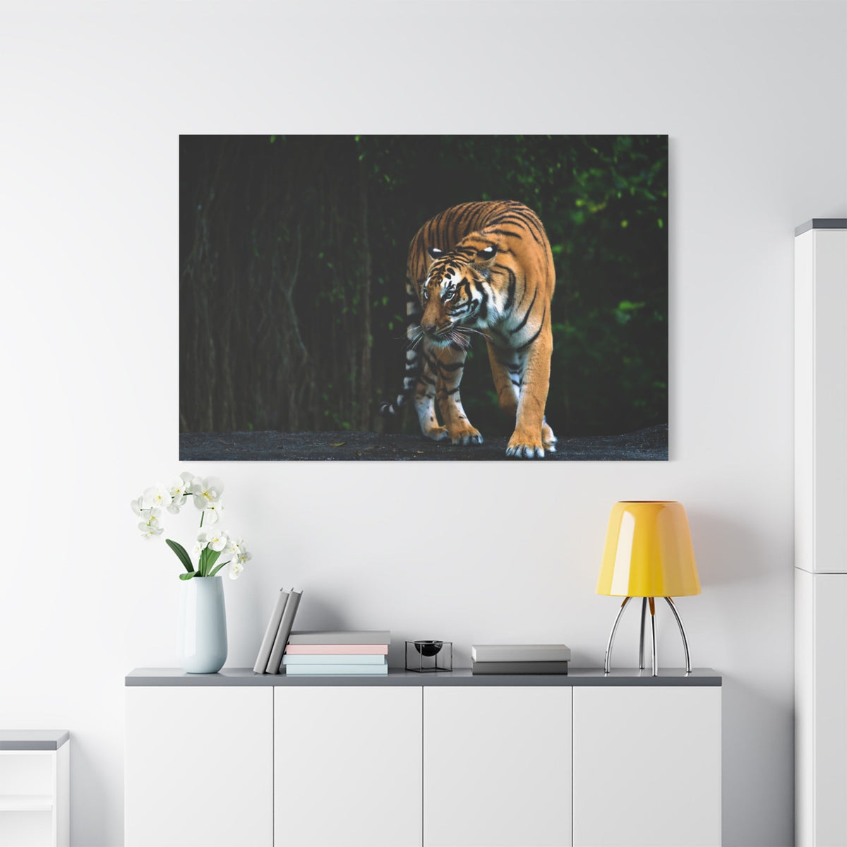 Bengal Tiger Canvas Wall Art – The Spirit of the Wild - ART OF ROYALS
