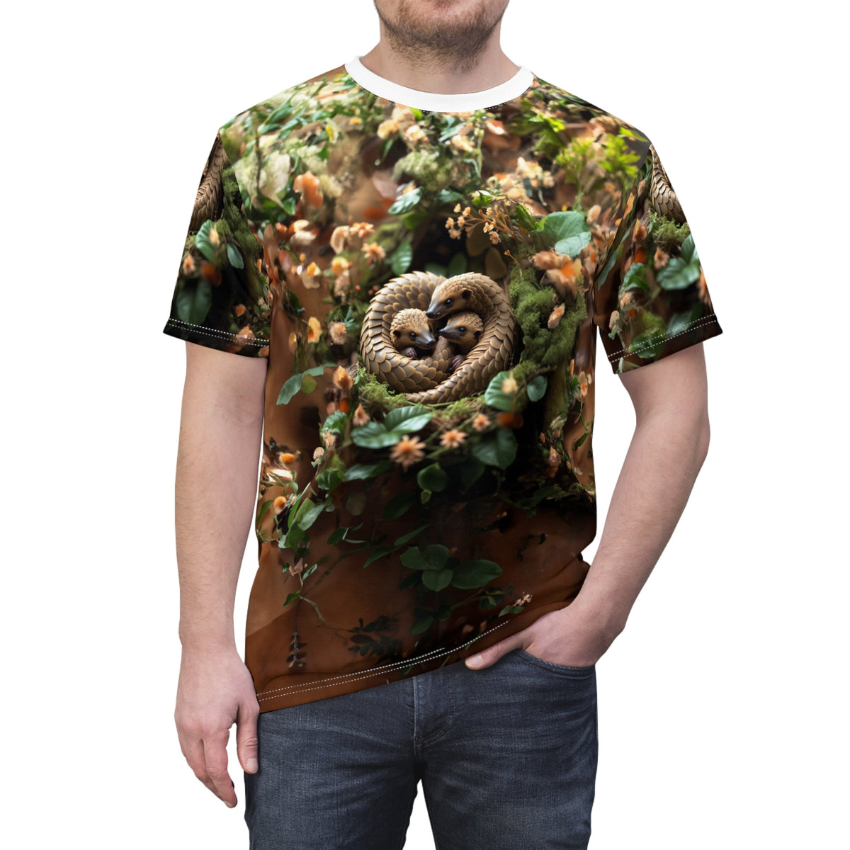 Botanical Bliss Pangolin - ART OF ROYALS