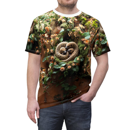 Botanical Bliss Pangolin - ART OF ROYALS