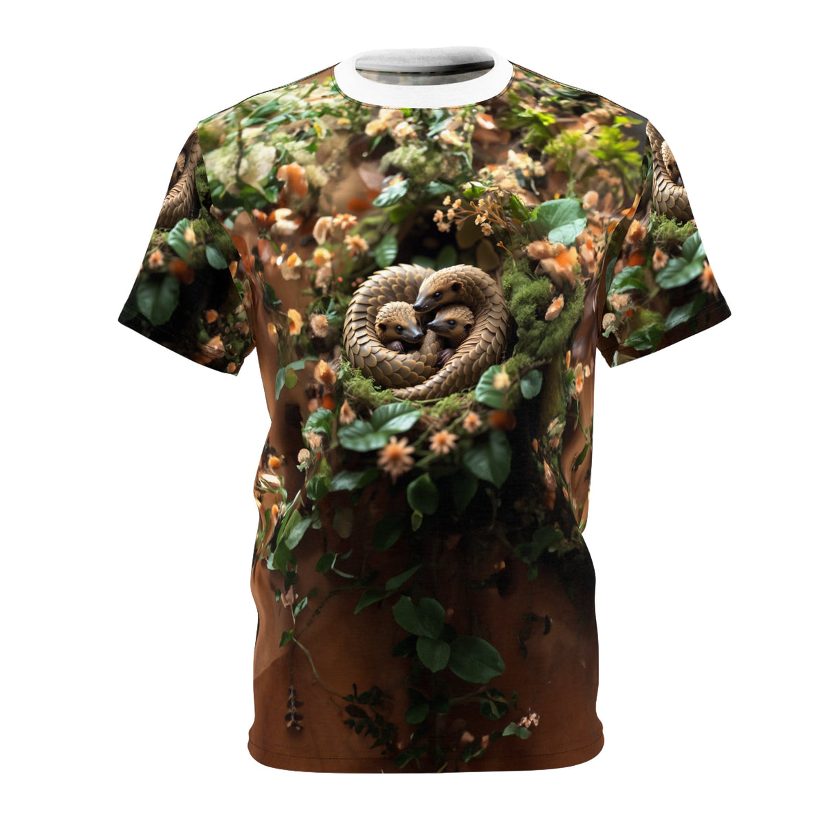 Botanical Bliss Pangolin - ART OF ROYALS